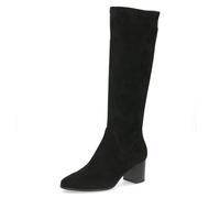 Stiefel CAPRICE, Damen, Gr. 41, XS-Schaft, schwarz, Textil, Schuhe Stiefel, Blockabsatz, Langschaftstiefel in eleganter, runder Form (34220116-41) schwarz