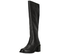 Stiefel CLARKS "Chamberly High", Damen, Gr. 37,5, schwarz, Leder, Schuhe Stiefel, für elegante Alltags- und Abendlooks (75297626-37,5) schwarz