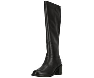 Stiefel CLARKS "Chamberly High", Damen, Gr. 40, schwarz, Leder, Schuhe Stiefel, für elegante Alltags- und Abendlooks (75297626-40) schwarz