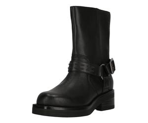 Stiefel CLARKS "Rebelle Up Black Leather", Damen, Gr. 41, schwarz, Leder, Schuhe Stiefel, mit herausnehmbarem Contour-Cushion-Fußbett (36059836-41) schwarz