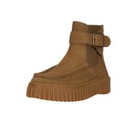 Stiefel CLARKS "Torhill Buckle", Damen, Gr. 40, braun, Leder, Schuhe Stiefel, mit verstellbarer Schnalle (19656440-40) braun