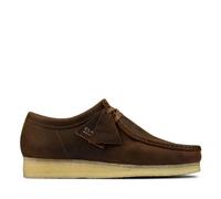 Stiefel Clarks Wallabee aus weichem Veloursleder, braun