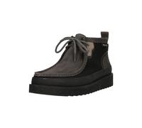 Stiefel CLARKS "Wallabee FTR Gore-Tex", Damen, Gr. 40, schwarz, grau, Kunstfaser, Leder, Schuhe Stiefel, mit wetterfester GoreTex-Imprägnierung (14670569-40) schwarz, grau