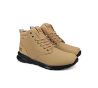 Stiefel DC SHOES "Mason 2", Herren, Gr. 12(46), beige (tan, schwarz), Obermaterial: Leder [Kuh] / Futter: Textil / Außensohle: Gummi., Schuhe Stiefel (70643541-12) tan, schwarz