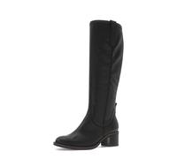 Stiefel GABOR, Damen, Gr. 42, Normalschaft, schwarz, Kalbsleder, unifarben, Schuhe Stiefel, Blockabsatz, Langschaftstiefel in Schuhweite G (= weit) (19927965-42) schwarz