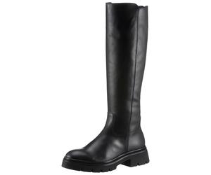 Stiefel GABOR, Damen, Gr. 42, Varioschaft, schwarz, Kalbsleder, Textil, unifarben, Schuhe Stiefel, Blockabsatz, Langschaftstiefel in cleaner Optik (53833018-42) schwarz