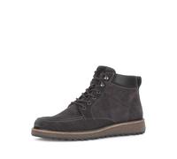 Schnürstiefelette PIUS GABOR "Pius Gabor Stiefelette Leder", Herren, Gr. 45, grau, Leder, casual, Schuhe (93674701-45) grau