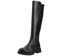Stiefel GABOR, Damen, Gr. 40,5, Normalschaft, schwarz, Kalbsleder, unifarben, Schuhe Stiefel, Blockabsatz, Langschaftstiefel mit Innenreißverschluss (99421844-40,5) schwarz