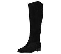 Stiefel GABOR "Gabor Stiefel Veloursleder", Damen, Gr. 37, schwarz (schwarz, schwarz), Veloursleder, Schuhe Stiefel (54112565-37) schwarz, schwarz