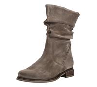 Stiefelette GABOR, Damen, Gr. 38,5, taupe, Veloursleder, unifarben, Schuhe Stiefelette, Blockabsatz, Kurzstiefel mit Innenreißverschluss, G-Weite, Topseller (82374443-38,5) taupe