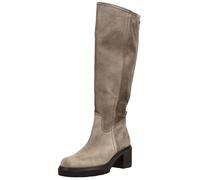 Stiefel GABOR "Gabor Stiefel Veloursleder", Damen, Gr. 39, braun, grau, Veloursleder, Schuhe Stiefel (71075228-39) braun, grau