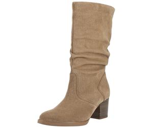 Stiefel GABOR "Gabor Stiefel Veloursleder", Damen, Gr. 41, beige (braun), Schuhe Stiefel (12897509-41) braun