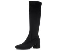 Stiefel GABOR "Milano", Damen, Gr. 43, XS-Schaft, schwarz, Textil, Veloursleder, Schuhe Stiefel, Blockabsatz, Langschaftstiefel, Schafthöhe 42 cm (57182954-43)
