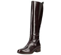 Stiefel GEOX "Geox Stiefel Glattleder", Damen, Gr. 39, braun (dunkelbraun), Glattleder, Schuhe Stiefel (50787619-39) dunkelbraun