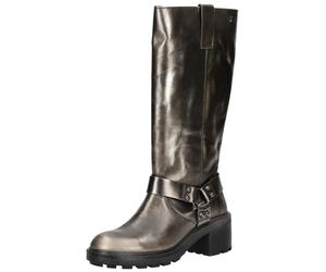 Stiefel LAZAMANI "Lazamani Stiefel Leder", Damen, Gr. 38, pewter, Leder, Schuhe Stiefel (63134555-38) pewter