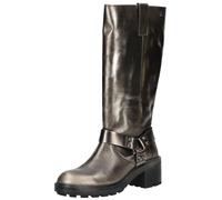 Stiefel LAZAMANI "Lazamani Stiefel Leder", Damen, Gr. 40, pewter, Leder, Schuhe (63134555-40) pewter