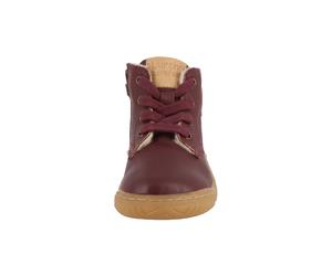 Stiefel LURCHI "Lurchi Jo Barefoot", Mädchen, Gr. 35, rot (lila), Leder, Schuhe Stiefel (28991331-35) lila