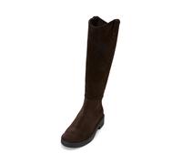 Stiefel MARC O'POLO "aus weichem Veloursleder", Damen, Gr. 36, braun (burnt coffee), Obermaterial: 100% Leder, unifarben, Schuhe Stiefel (66209630-36) burnt coffee