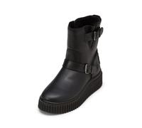 Stiefel MARC O'POLO "mit flauschigem Warmfutter", Damen, Gr. 38, schwarz, Obermaterial: 100% Leder (Rind), unifarben, Schuhe Stiefel (44725321-38) schwarz