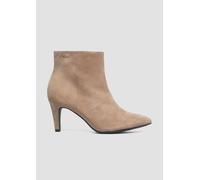 s.Oliver Stiefeletten Damen taupe Ankle Boots Velour 5-25316 - Größe 39