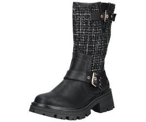 Stiefel MUSTANG SHOES "Mustang Shoes Stiefel Lederimitat/Textil", Damen, Gr. 41, schwarz, Lederimitat, Textil, Schuhe Stiefel (55494622-41) schwarz