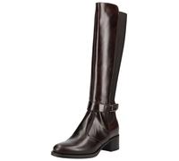 Stiefel NERO GIARDINI "Nero Giardini Stiefel Leder/Textil", Damen, Gr. 36, braun (dunkelbraun), Leder, Textil, Schuhe (39758123-36) dunkelbraun