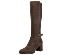 Stiefel NERO GIARDINI "Nero Giardini Stiefel Veloursleder/Textil", Damen, Gr. 39, dunkelbraun, Textil, Veloursleder, Schuhe Stiefel (60858203-39) dunkelbraun