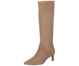 Stiefel PETER KAISER "Peter Kaiser Stiefel Veloursleder", Damen, Gr. 38,5, beige (hellbraun), Veloursleder, Schuhe Stiefel (70693465-38,5) hellbraun