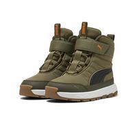 Stiefel PUMA "PUMA Evolve Stiefel Jugendliche", Jungen, Gr. 30, orange (olive schwarz orange glo grün), Obermaterial: Textil, Synthetik; Futter: Textil; Innensohle: Textil; Laufsohle: Gummi, Schuhe (2