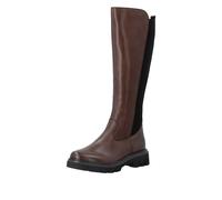 Stiefel REMONTE, Damen, Gr. 38, Normalschaft, braun (braun kombiniert), Leder, Schuhe Stiefel, Langschaftstiefel, Klassik-Stiefel, Boots mit Profilsohle (66047464-38) braun kombiniert
