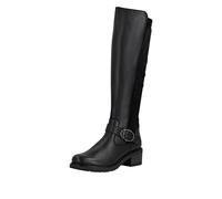 Stiefel REMONTE, Damen, Gr. 38, Normalschaft, schwarz, Leder, Textil, Schuhe Stiefel, Langschaftstiefel, Stretch-Stiefel, Blockabsatz, Innenreißverschluss (44830234-38) schwarz