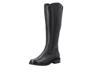 Stiefel REMONTE, Damen, Gr. 38, Textil, Normalschaft, schwarz, Leder, Schuhe Stiefel, Langschaftstiefel in klassischem Reiterlook, mit Blockabsatz (21941624-38) schwarz