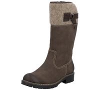 Rieker Damen Winterstiefel Y9190 – wasserabweisend, riekerTEX – Braun 38 EU / 5 UK