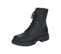 Rieker Damen-Biker-Boots Z9120 – flach, schwarz – Größe 37 EU / UK 4