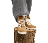 Stiefel ROXY "Bradie", Damen, Gr. 6(36), weiß (weiß, tan), Obermaterial:Obermaterial: 98% Leder / 2% Metall, Futter: 100% Microfaser, Laufsohle: 100% Gummi;, Schuhe Stiefel (18295917-6) weiß, tan