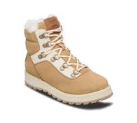 Stiefel ROXY "Bradie", Damen, Gr. 8(38), weiß (weiß, tan), Obermaterial: 98% Leder / 2% Metall, Futter: 100% Polyester, Laufsohle: 100% Gummi, Schuhe Stiefel (18295917-8) weiß, tan