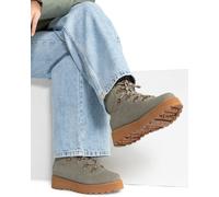 Stiefel ROXY "Bradie", Damen, Gr. 8,5(39), grün (olive), Obermaterial:Obermaterial: 98% Leder / 2% Metall, Futter: 100% Polyester, Laufsohle: 100% Gummi;, Schuhe Stiefel (88670058-8,5) olive