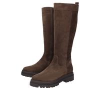 Stiefel SIOUX "Kuimba-703", Damen, Gr. 37 (UK 4), braun (dunkelbraun), Obermaterial: 100% Kalbsveloursleder CAVL. 100% Gummi rubber., Schuhe Stiefel (27937551-37) dunkelbraun