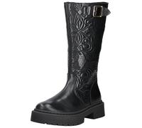 Stiefel STEVE MADDEN "STEVE MADDEN Stiefel Leder", Damen, Gr. 38, schwarz, Leder, Schuhe (95182917-38) schwarz