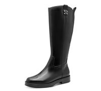 Stiefel TAMARIS, Damen, Gr. 38, Normalschaft, schwarz (braun), Leder, Lederimitat, unifarben, Schuhe Stiefel, Blockabsatz, Businessstiefel im klassischen Reiterlook (70361107-38) braun