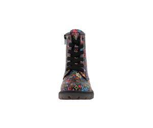 Stiefel TOM TAILOR "Tom Tailor Tall Boots", Mädchen, Gr. 31, schwarz multicolor, Polyurethan, Schuhe Stiefel (95953359-31) schwarz multicolor