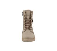 Winterstiefelette TOM TAILOR, Damen, Gr. 39, beige, Lederimitat, Textil, vintage, Schuhe, Stiefelette, Winterboots mit Blockabsatz (10077510-39) beige