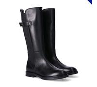 Stiefel TOMMY HILFIGER, Mädchen, Gr. 40, schwarz, Leder, Schuhe Stiefel, Langschaftstiefel, mit Stretcheinsatz und Innenreißverschluss (19752929-40) schwarz