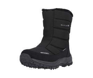 Stiefel WHISTLER "Wattua Spikes", Herren, Gr. 37, schwarz, Polyurethane, Synthetik, Schuhe Stiefel, in rutschfester Qualität mit Spikes (88953842-37) schwarz