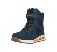 Stiefel ZIGZAG "Clementu", Mädchen, Gr. 33, blau, grau, Kunstfaser, Lederimitat, Schuhe Stiefel, mit robuster TPR-Außensohle (78073341-33) blau, grau