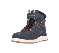 Stiefel ZIGZAG "Rincet", Mädchen, Gr. 28, blau (blau, orange), Kunstfaser, Polyurethane, Schuhe Stiefel, mit praktischem Schnellschnürsystem (96447831-28) blau, orange