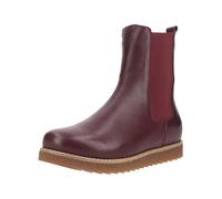 Stiefelette ANDREA CONTI "Andrea Conti Stiefelette Leder/Textil", Damen, Gr. 37, rot, Leder, Textil, Schuhe Stiefelette (88169321-37) rot