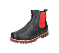 Andrea Conti Damen Stiefelette, schwarz/rot, 37 EU