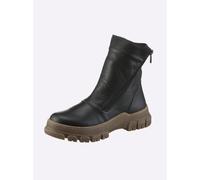 Stiefelette ANDREA CONTI, Damen, Gr. 36, schwarz, Glattleder, Leder, Rindsleder, Schuhe Stiefelette (32394654-36) schwarz