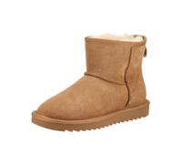 Stiefelette ARA "Ara Stiefelette Veloursleder", Damen, Gr. 43, braun (cognac), Veloursleder, Schuhe Stiefelette (85846735-43) cognac